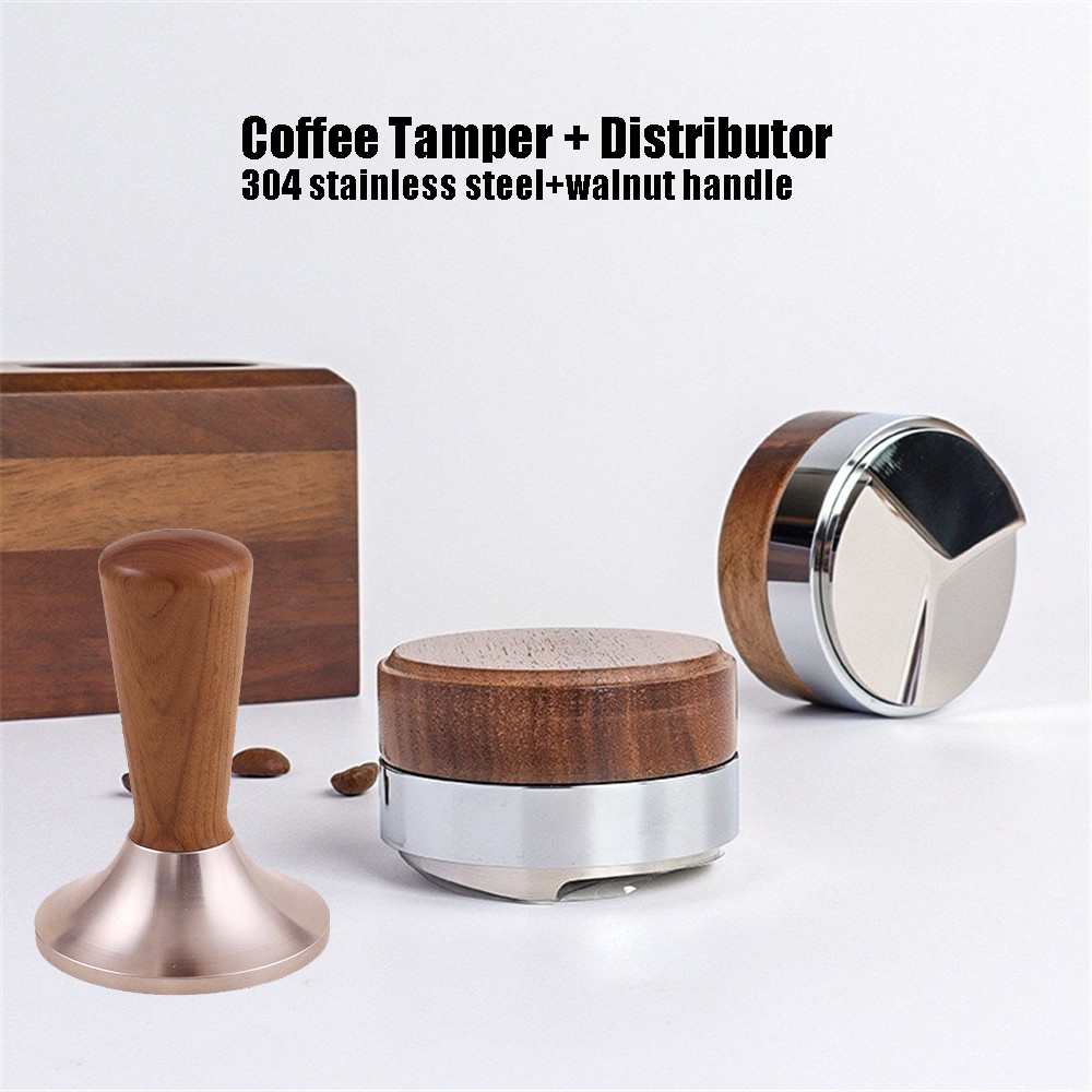 Espresso Tamper Set - 51 53 58.5mm ferramenta distribuidora de
