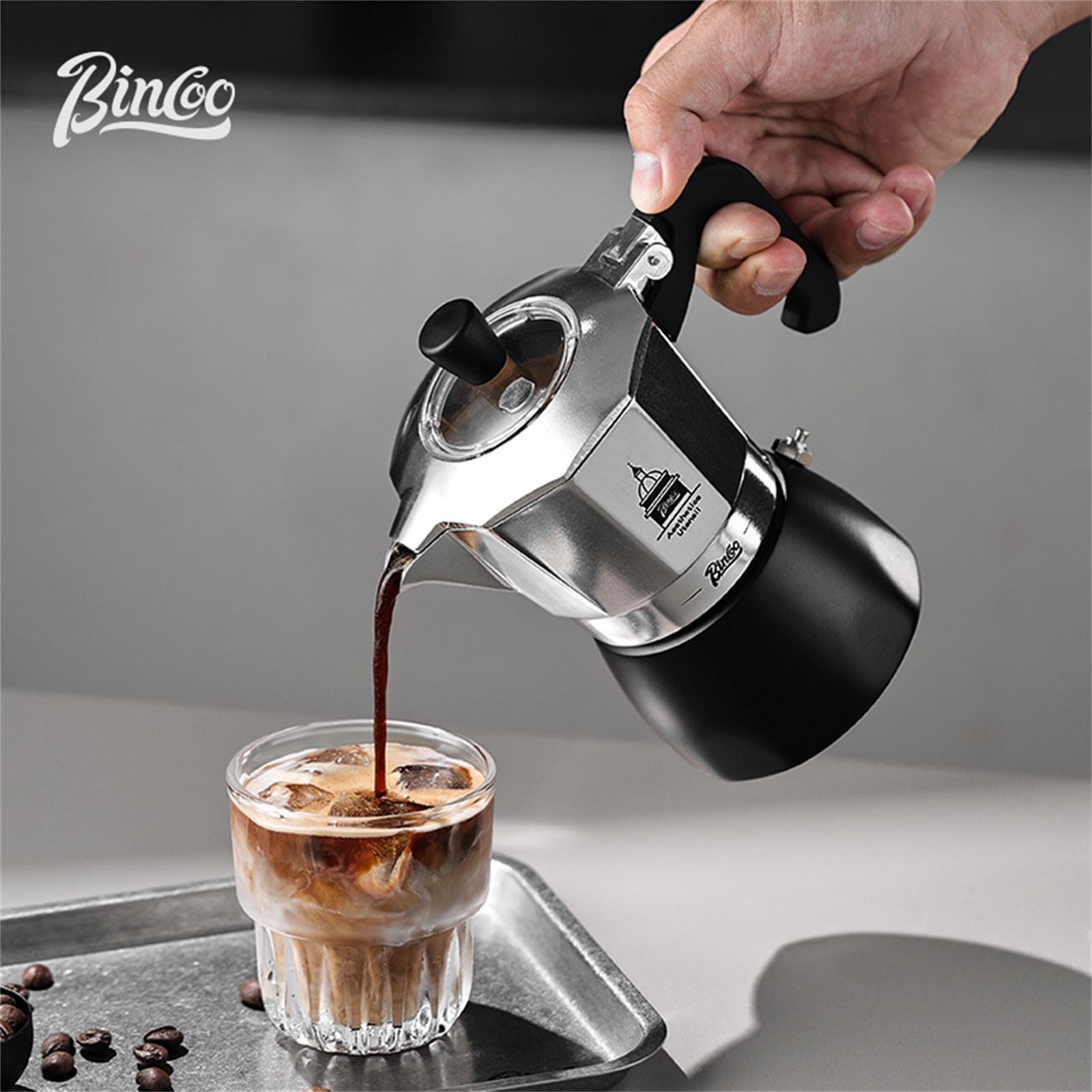 Coffee Equipment For Sale - BINCOO Pote Moka de Válvula Dupla,