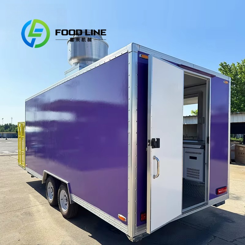 Mobile Coffee Van Equipment - Carrinho de Comida Móvel Personalizado, Trailer