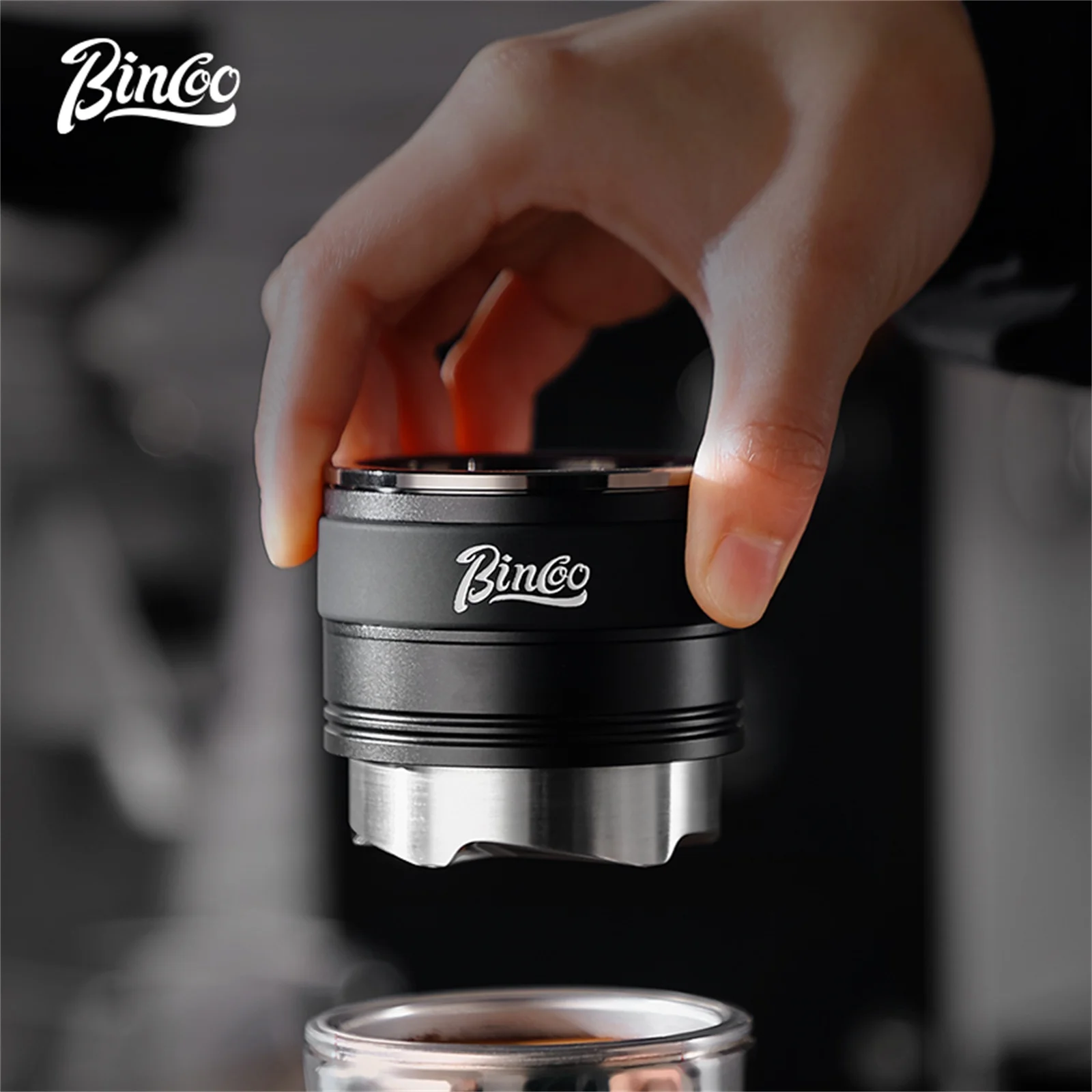 Espresso Tamper Set - Bincoo 58mm portátil nivelador gravidade design