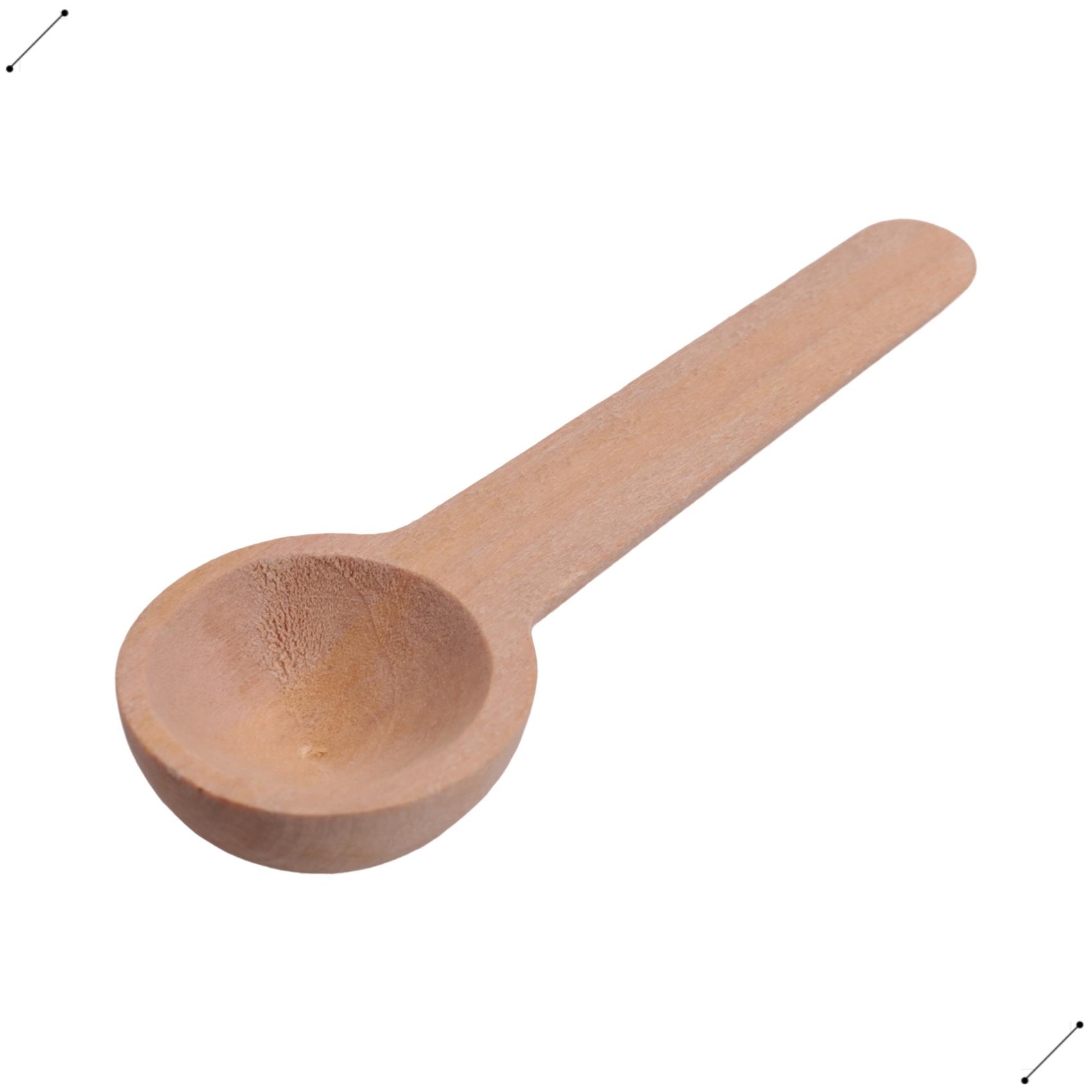 Coffee Equipment And Tools - 100 peças mini colheres de madeira