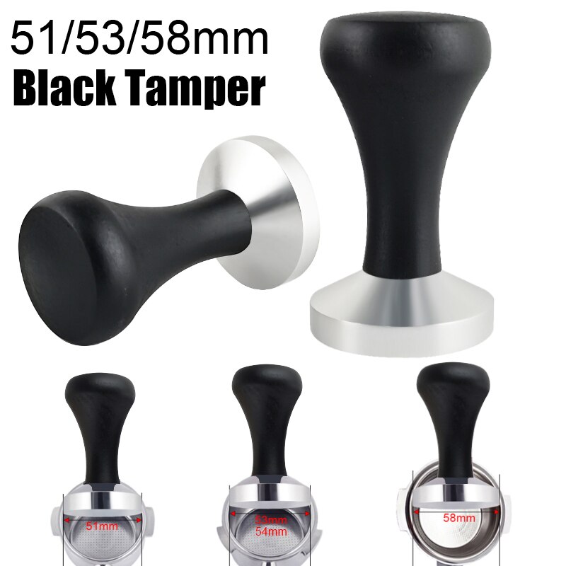 Espresso Tamper Set - 1 peça 51/53/58mm calcadeira de café