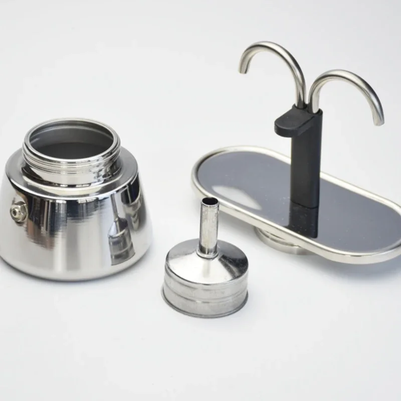 200ml mini moka pote tubo dupl - Coffee Equipment For Sale avaliação e preço