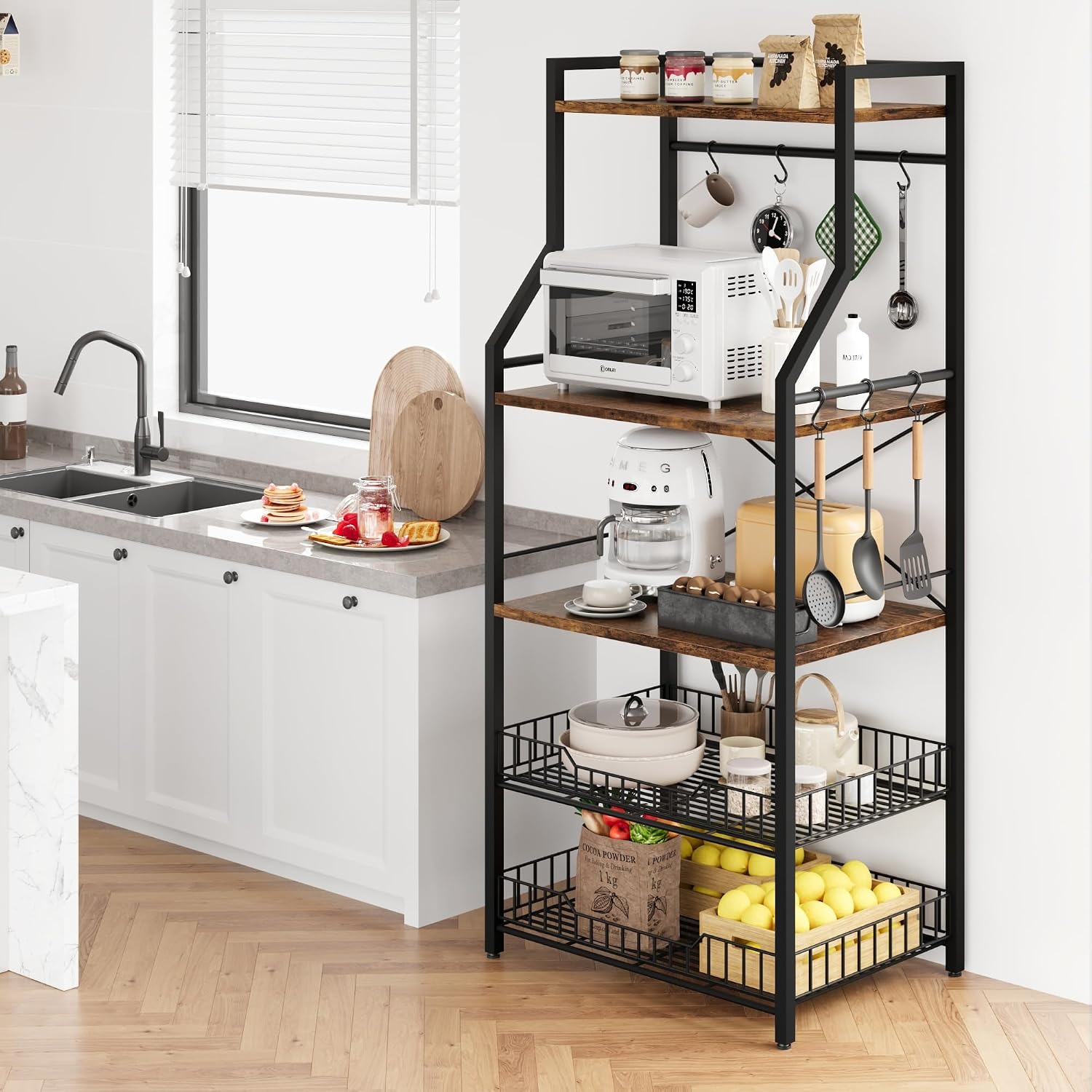 Estante de Cozinha de 5 Níveis - Coffee Equipment Organizer avaliação e preço