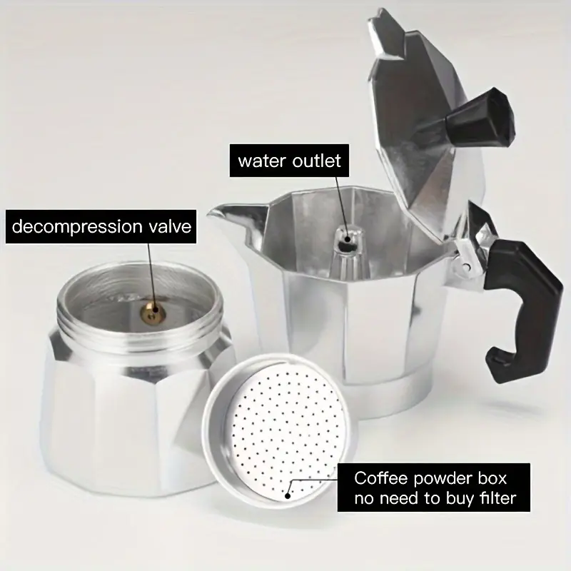 Cafeteira Moka Clássica de Alu - Coffee Equipment For Sale avaliação e preço
