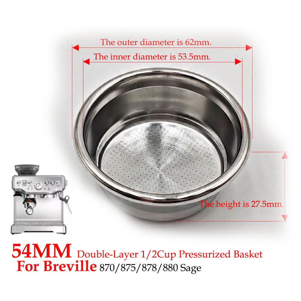 Cesta de filtro pressurizada d - Coffee Equipment Filter avaliação e preço